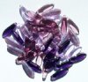 50 5x16mm Purple Dagger Bead Mix Pack
